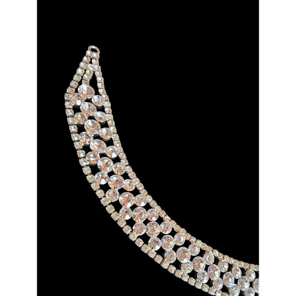 Wide Silver/Crystal Hair Accessory main image 2